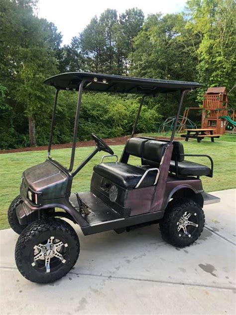 Predator 670cc golf cart. Come along for a ride on our EZGO golf cart with a newly installed predator 670cc the engine was installed without any other modification or tuning just bolt... 