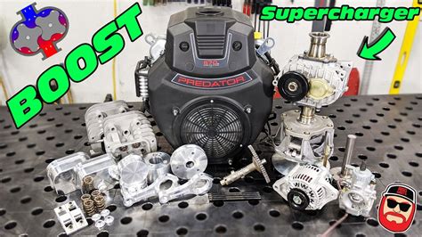 Predator 670cc performance kit. 2) You supply 22 HP Harbor Freight Predator Engine-4,000 Max. RPM (cost under $600) Add our bolt-on 1.68 to 1 belt drive--$799 Add our 36 inch 3-blade T5 Fan with adjustable pitch--$329 82+ pounds thrust typical at full throttle.-----3) You supply 13 HP Harbor Freight Predator Engine-3600 Max. RPM (cost under $400) 