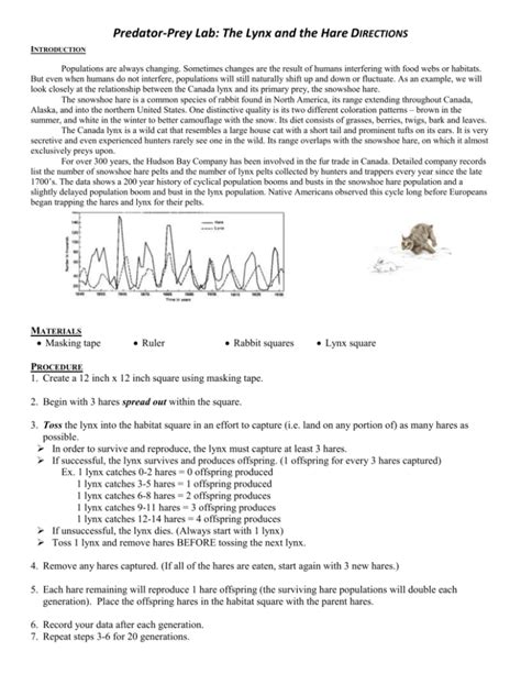 Predator Prey Lab Answers
