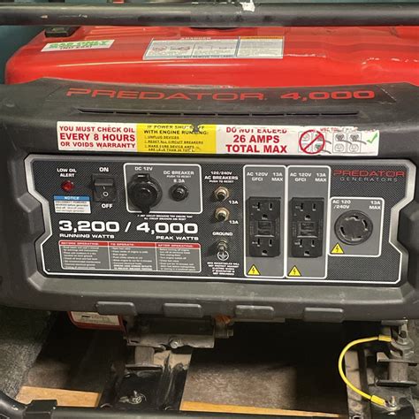 Predator generator 4000.  Size: Length 54. 00 New and used Generators ...