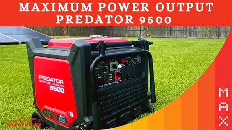 Editor’s Choice: Predator 63968. "A 7250-Watt generator w