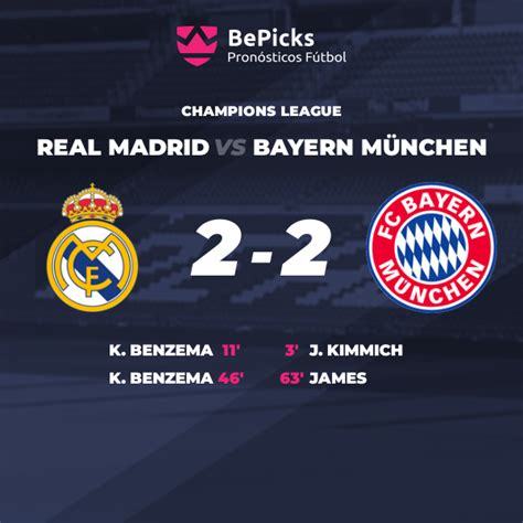 Predicciones de fútbol Bayern Munich-Real Madrid.