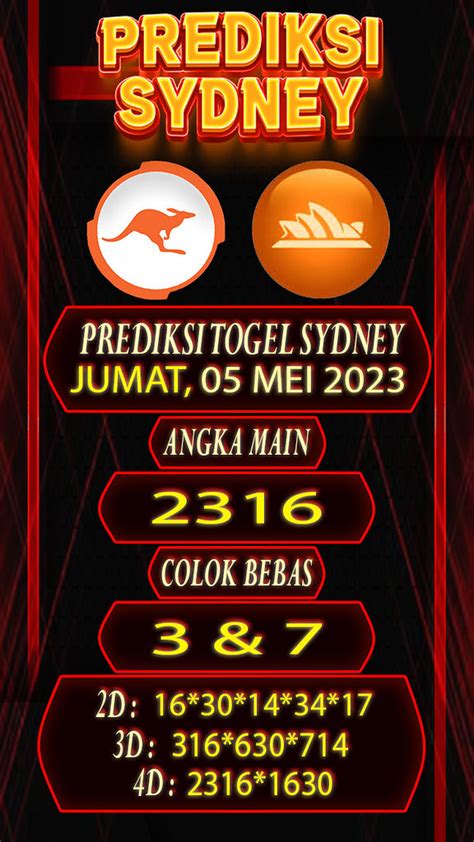 Prediksi Sydney 19 Mei 2018: Rahasia Menaklukkan Hadiah Besar