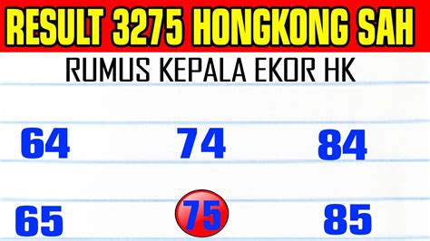 Prediksi ekor togel hongkong malam ini 09 oktober.