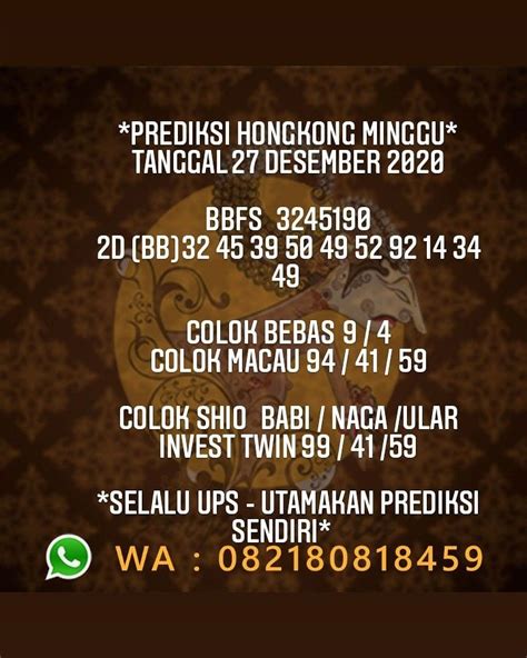 Prediksi hk 7 desember 2021. Hongkong tanggal 2 november.