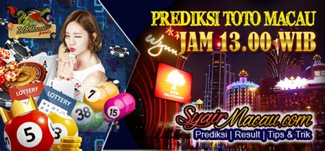 Prediksi macau jam 13 00 hari ini. Trik slot.