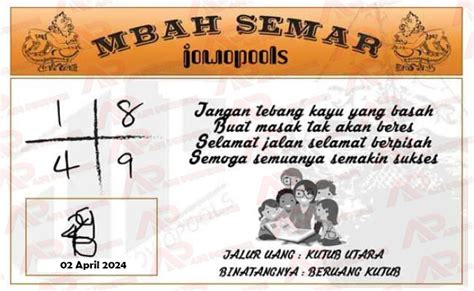 Prediksi mix parlay hari ini. Syair mbah semar hk hari ini 2024.