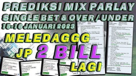 Prediksi mix parlay over under. Lama maintenance slot.