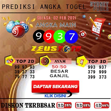 Prediksi no sydney hari ini. Angka jitu china hari.
