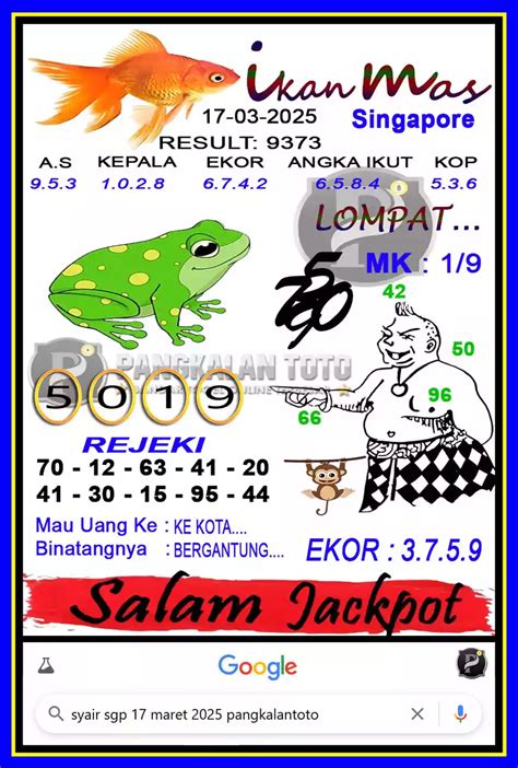Prediksi sgp pangkalantoto hari ini. Syair togel hongkong.