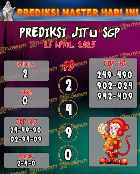 Prediksi togel singapore 26 april 2018 prediksi sgp jitu. Member.