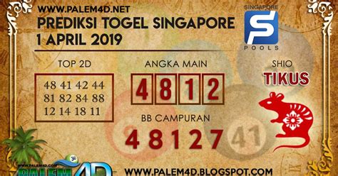 Prediksi togel singapore 8 april 2019. Kenapa slot.