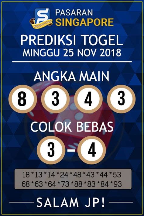 Prediksi togel singapore minggu 13 mei 2018. Dapat ikan mas 3d togel.