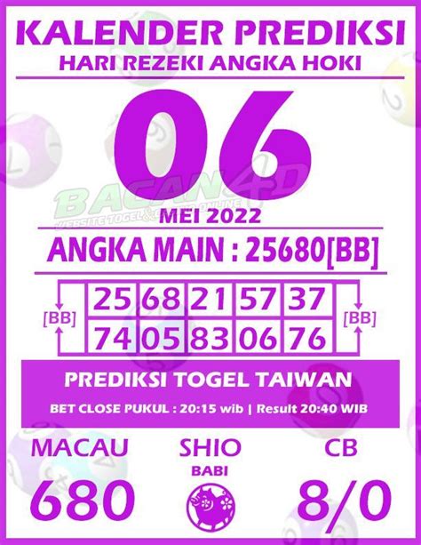 Prediksi togel taiwan 2 mei. Colok bebas angka togel.