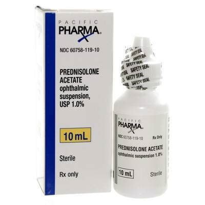 Prednisolone Acetate 1% Eye Drops (5ml Bottle)