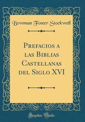 Prefacios a las biblias castellanas del siglo xvi. - Troy bilt weed eater manual 2 cycle.