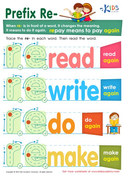Prefix RE Worksheet Have Fun Teaching