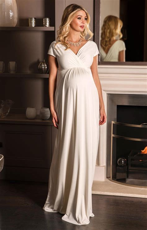 Pregnant wedding outfit. Orla Lace Dress. Oyster Cream. US $270.00. Feel show-stoppingly fabulous with our collection of maternity wedding guest dresses. Browse for beautiful maternity gowns in full-length or knee-length and discover a glamorous look that also leaves you feeling comfortable and relaxed. 