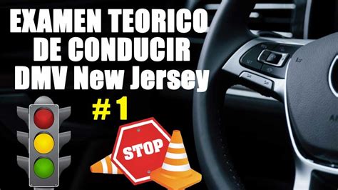 GRATIS Nueva Jersey DMV Prueba Práctica. Anyone operating a motor vehicle or motor-driven bike on New Jersey's public streets or highways must have a valid driver's licence or learner's permit. New Jersey's DMV practise examinations include questions based on the New Jersey Driver Handbook's most essential traffic signals and.. Lea Más .... 