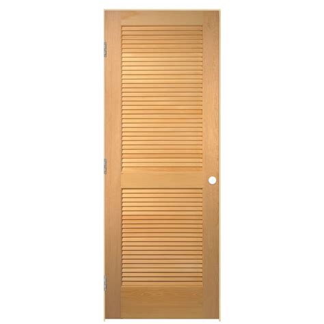 Prehung louvered doors. Common Size (W x H): 32-in x 80-in Panel Type: Louver. Clear All. Kimberly Bay. MILLWORK Slab Doors 32-in x 80-in White Louver Solid Core Prefinished Pine Wood Slab Door. Model # DPLPLLW3280. Find My Store. for pricing and availability. 1. Multiple Sizes Available. 