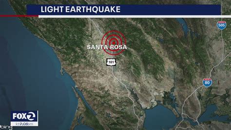 Preliminary 2.6 magnitude earthquake recorded near Santa Rosa