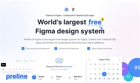 Preline ui figma.  Its extensive library of components, combined with the matching F...