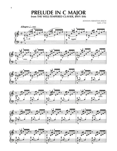 Prelude no 1 in c major bwv 846 keyboard chart book series. - The ultimate guide to the world apos s best wedding.