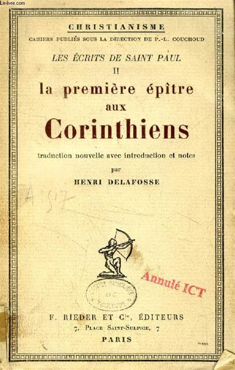 Première épître de saint paul aux corinthiens. - The handbook of communication history by peter simonson.