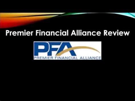 Premier financial alliance reviews. 18 Premier Financial Alliance reviews. A free inside look at company reviews and salaries posted anonymously by employees. 