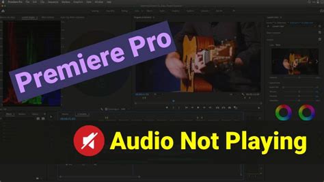 Premiere pro audio not playing.  It&rsquo;s powerful, professional-grade, and packed wit...