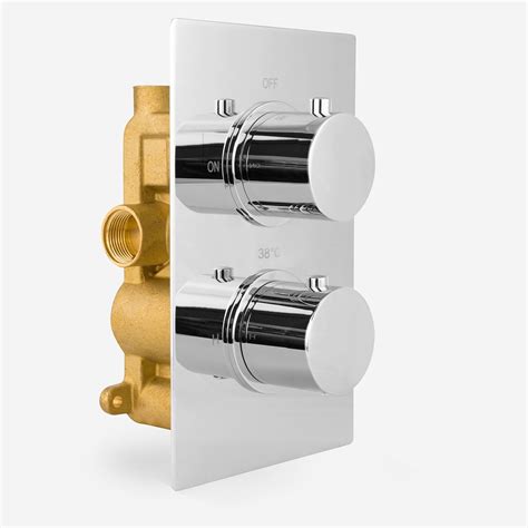 Premium Concealed Thermostatic Valve Shower Mixer 2 Outlets …