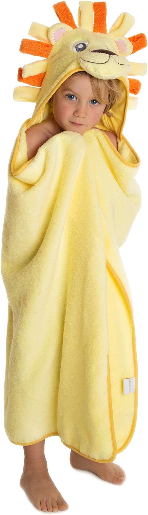 Premium Hooded Towel for Kids Lion Design Ultra Soft and …