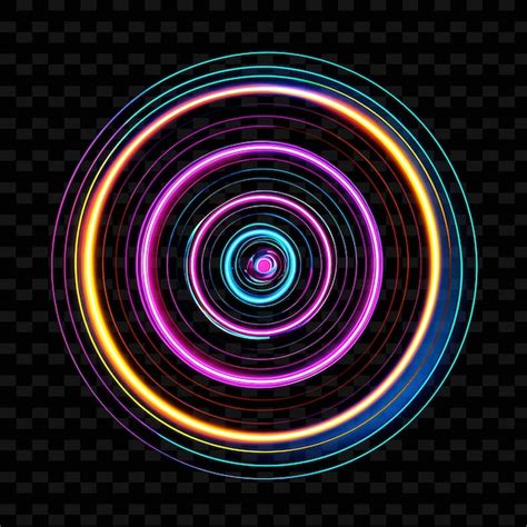 Premium PSD A circle with the word quot glow in the dark quot on the