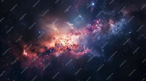 Premium Photo This is an ethereal image of a nebula a vast cloud of