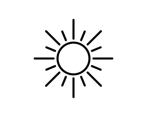 Premium Vector A black and white image of a sun and water