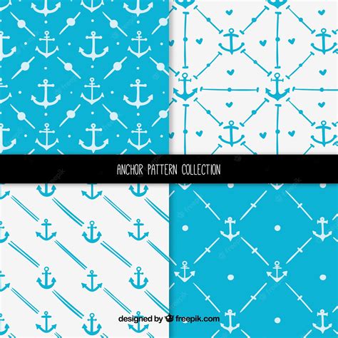 Premium Vector Anchor pattern