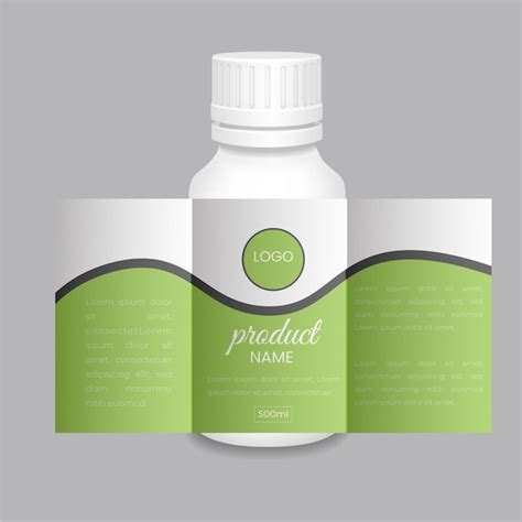 Premium Vector Bottle Label Package Template Design Label Design Mock Up Design Label Template