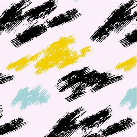 Premium Vector Different abstract brush strokes pattern