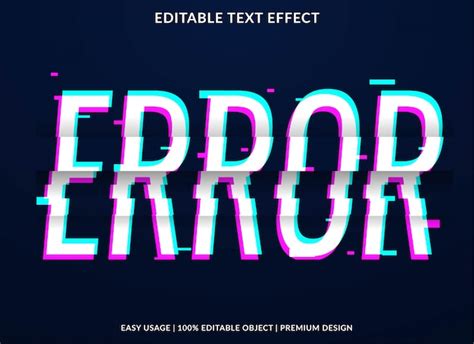 Premium Vector Error glitch effect