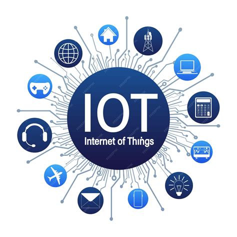 Premium Vector IOT Internet of things devices and connectivity
