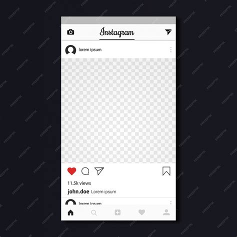 Premium Vector Instagram template design