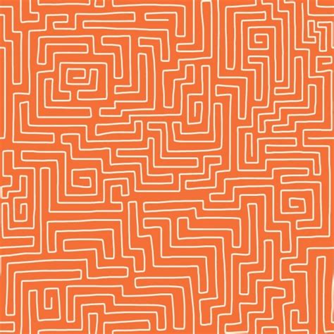 Premium Vector Labyrinth pattern design