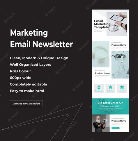 Premium Vector email template