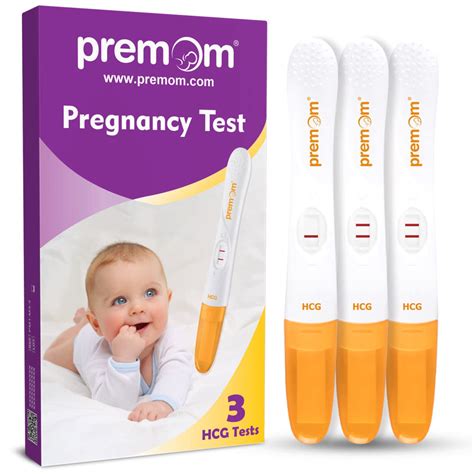 Premom 3 x Pregnancy Test Early Test 10 mIU/ml Sensitive Pregnancy