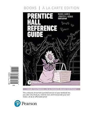 Prentice hall reference guide books a la carte edition 10th edition. - Was ist und was sein soll.