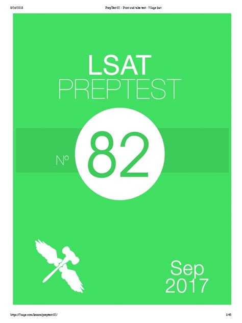 PrepTest 82 Print and Take Test 7sage Lsat PDF
