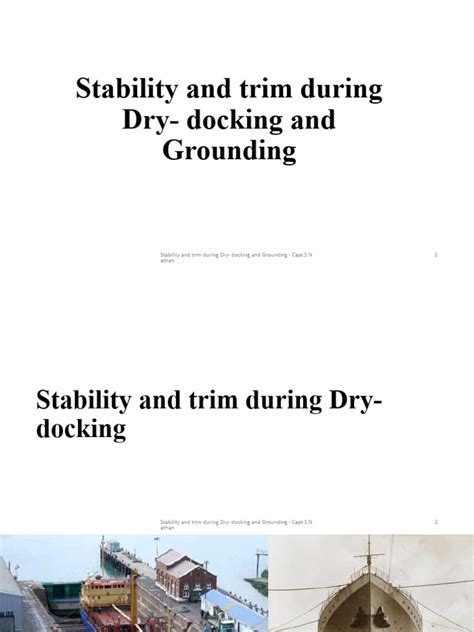Preparation for dry docking.  GMvirtual for critical instant is calculated allowing for maxim...