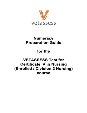 Preparation guide for the vetassess test. - Me and my big mouth study guide.