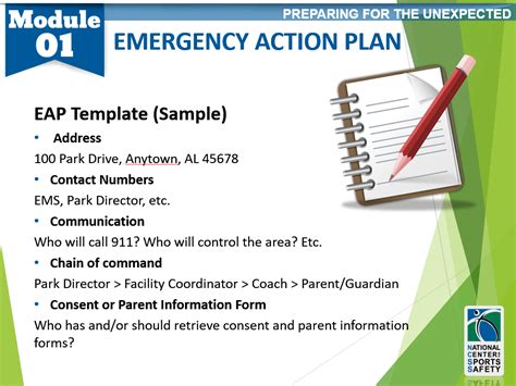 Preparation guidelines for emergency action plans eap. - Oracle 11g workshop 2 student guide.