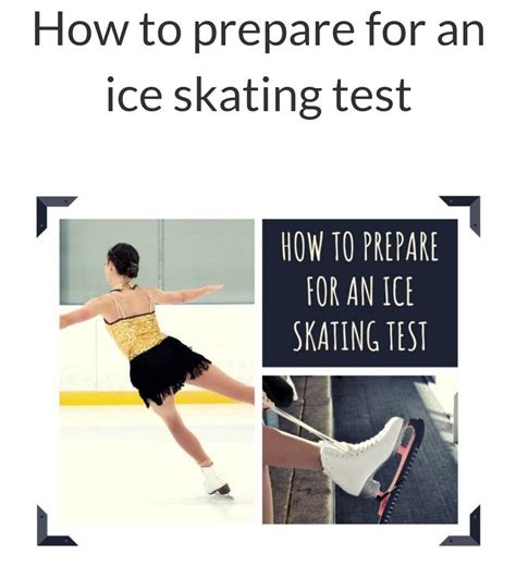 Prepare for an ice skating test Ice skating, Skate, Figure skating